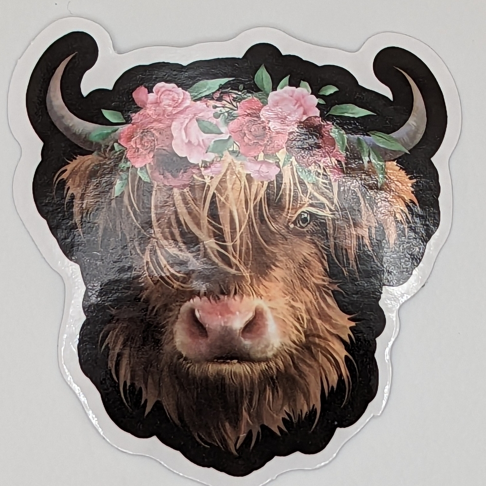 Highland Cow Sticker